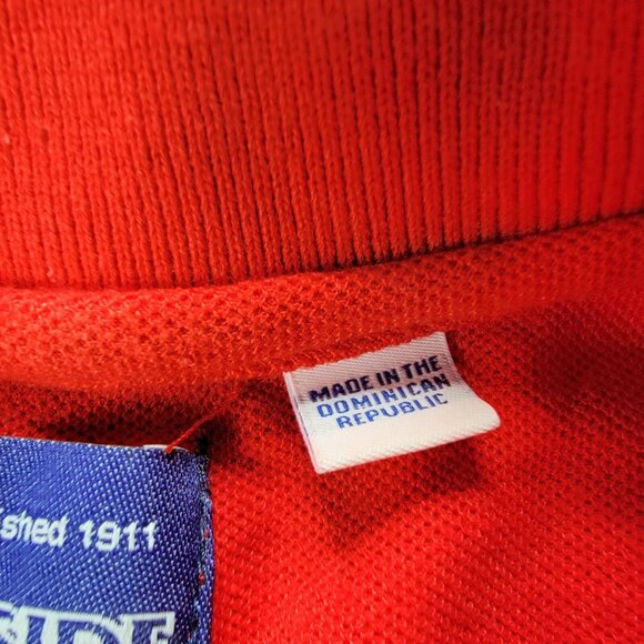 Coca Cola Polo Shirt Mens 2XL Red Vintage Employee Uniform Work Wear - Picture 7 of 9